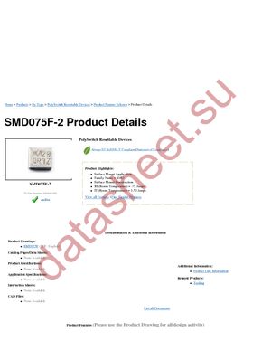 SMD075F-2 datasheet  
